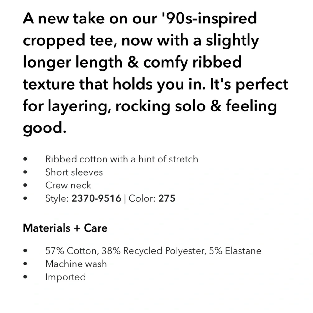 AE | Hey Baby | Ribbed | Tee | CC - Picture 3 of 17